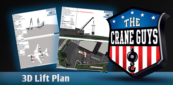 3d crane lift plan