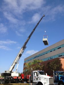 hvac crane rental service