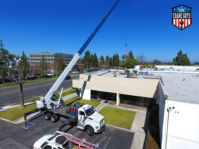 Boom Truck Crane with Man Basket