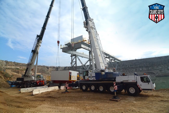 Crane Rental Services for Lifting and setting Modular Buildings