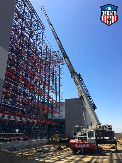 Crane Service for Installing Structural Steel