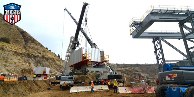 Crane Services for Lifting and setting Modular Buildings