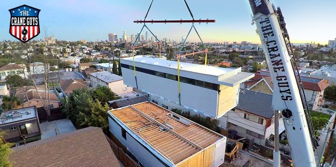 Crane for Modular Buildings