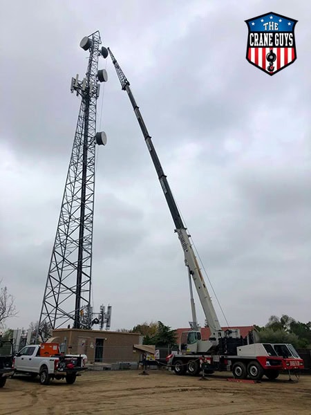 Cranes for 5g Antenna Telecom Installation