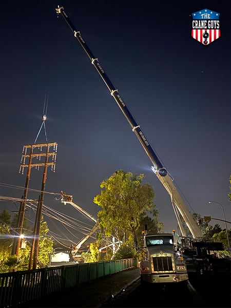 Power Line Crane Reach Service