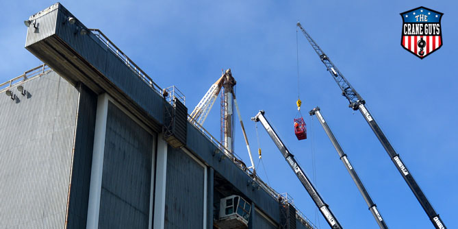 Temporary Suspended Platform and Crane Rental