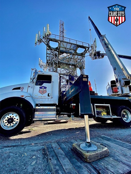 crane guys boom trucks telecom industry