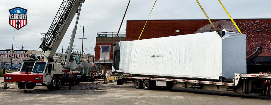 crane guys flatbed and low boy trucks