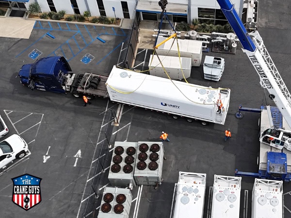 crane guys heavy equipment storing facility