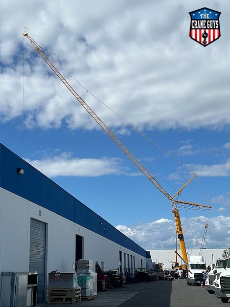 crane guys luffing jib reach impossible places