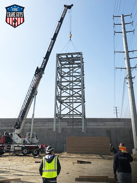 crane guys mobile crane for structural steel rigging services