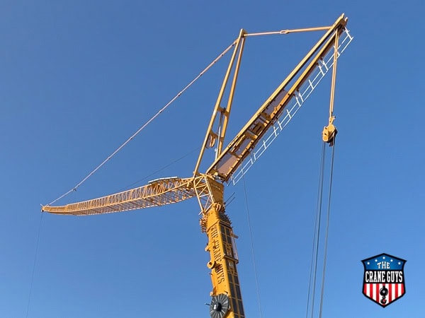 crane guys mobile crane with luffing jib