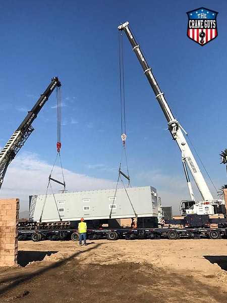 crane guys southern california multi crane lifts