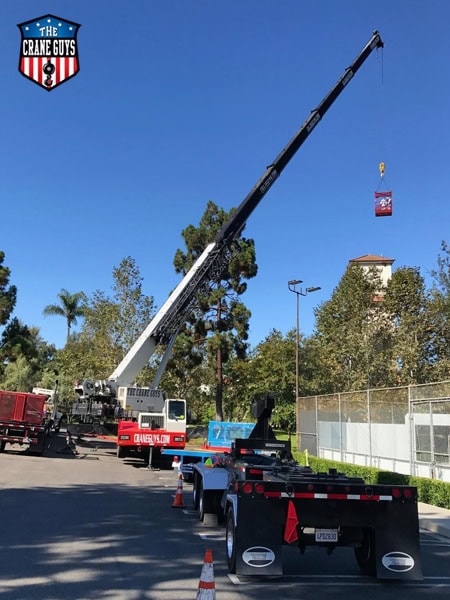 crane guys suspended platform rental southern california