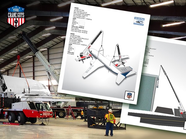 crane rental 3d lift plans