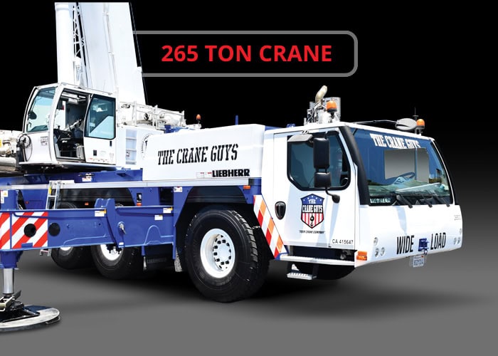 the crane guys crane rental 265 ton